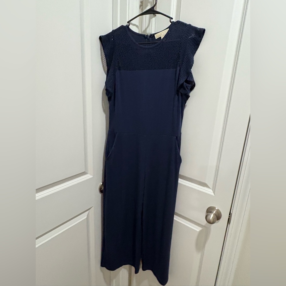 Michael Kors Midnight Blue Jumpsuit